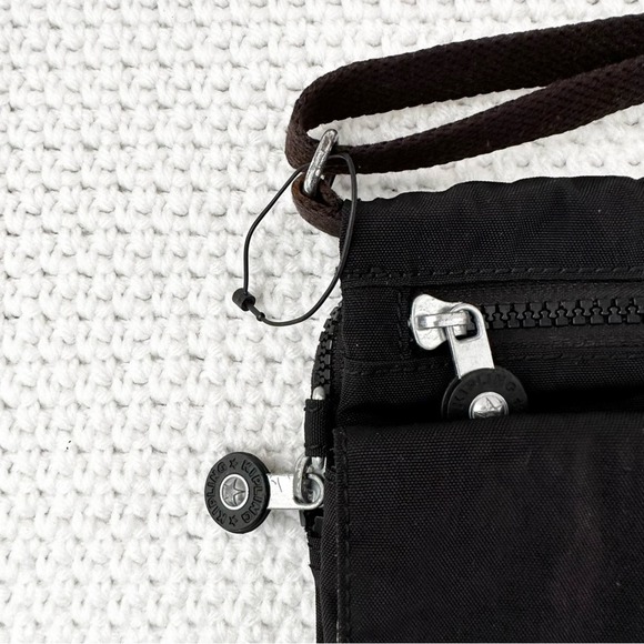 Kipling Black Nylon Live Light New Eldorado Minibag Crossbody Travel Bag No Fob - Picture 3 of 11